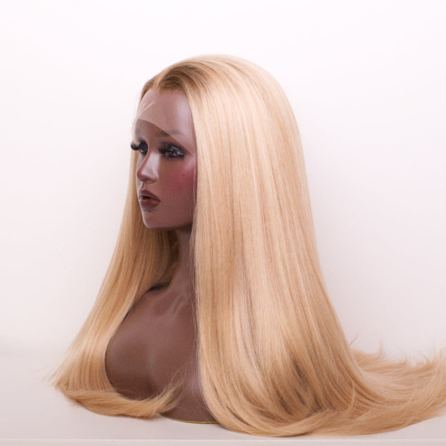 Stacking duo - Flaxen Blonde Couture (Rooted)