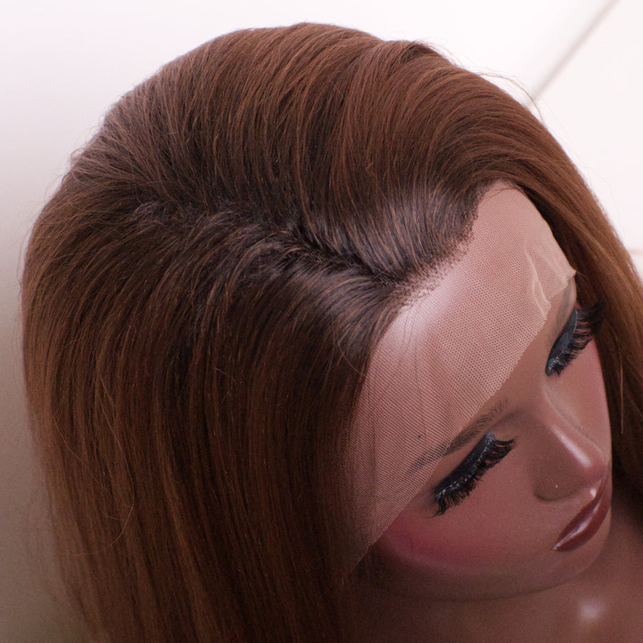 Stacking duo - Chestnut Brown Couture (Rooted)