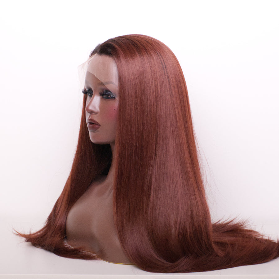 Stacking duo - Mahogany Auburn Couture (Rooted)