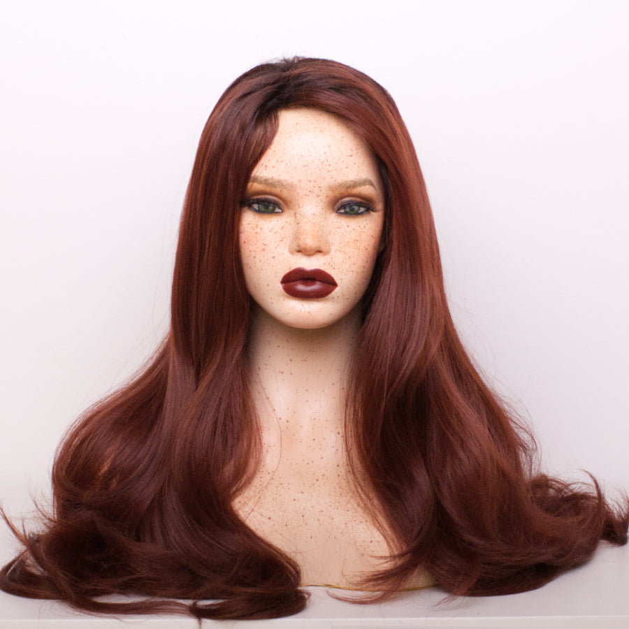 Glamour Kitten - Mahogany Auburn Couture (Rooted)