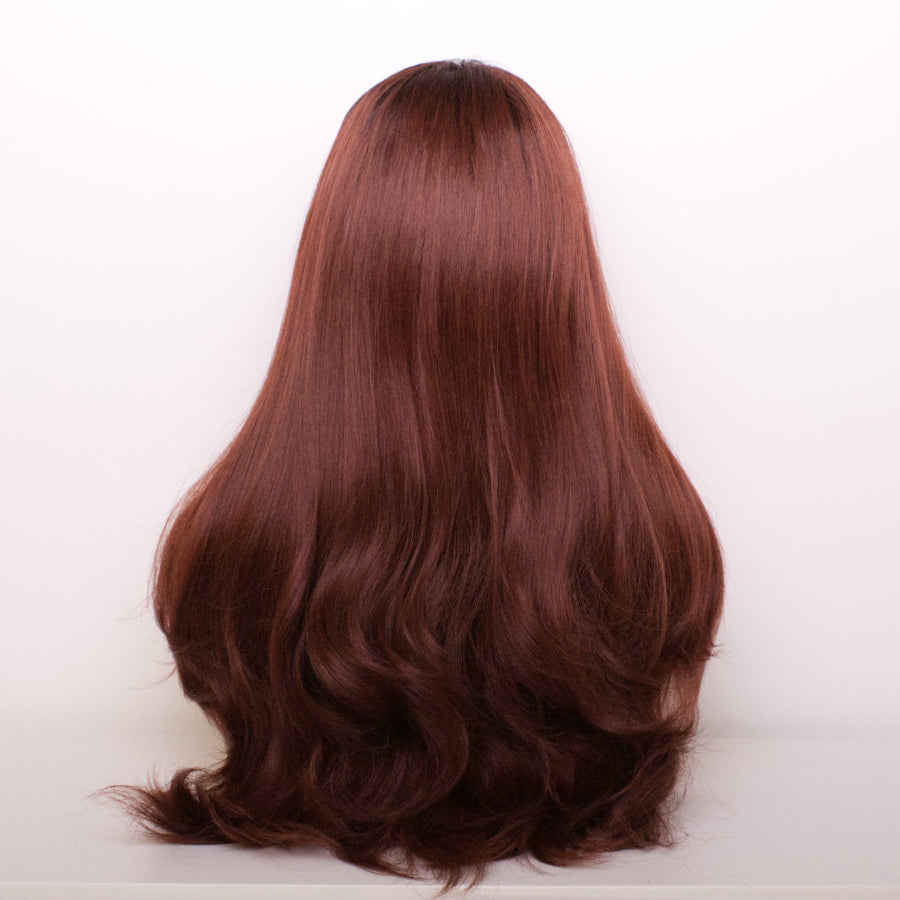 Stacking duo - Mahogany Auburn Couture (Rooted)