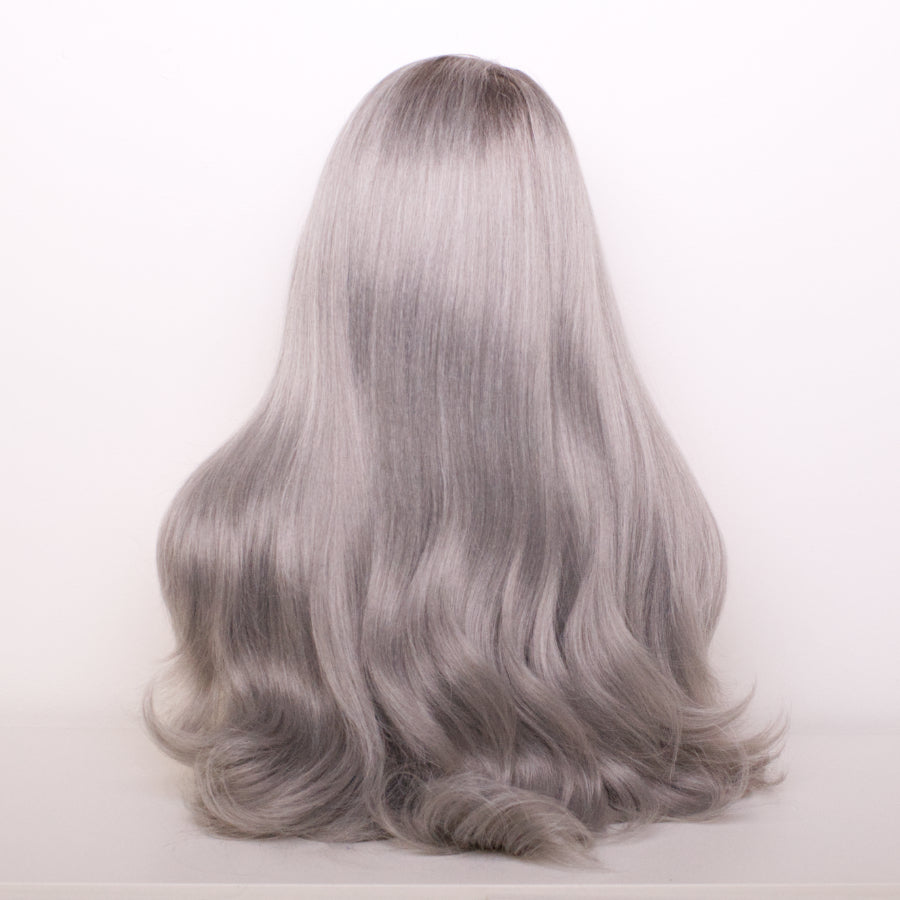 Stacking duo - Pewter Silver Couture (Rooted)