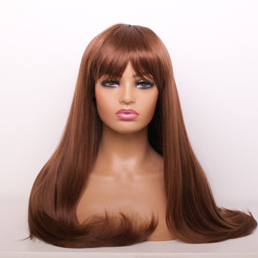 Madam Bang - Chestnut Brown Couture