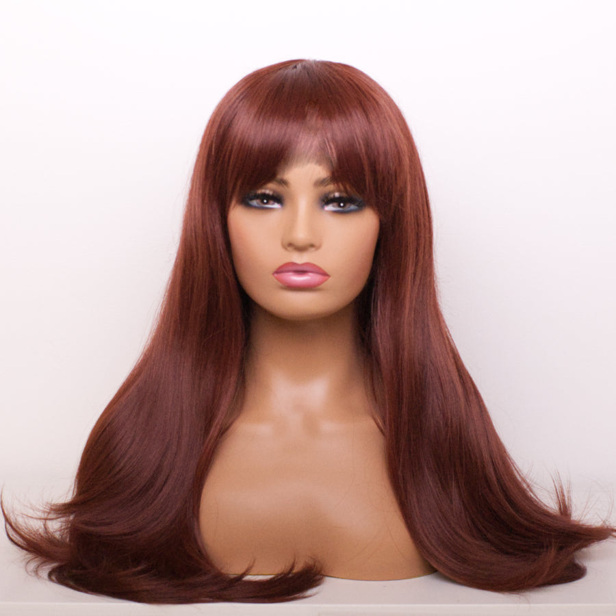 Madam Bang - Mahogany Auburn Couture