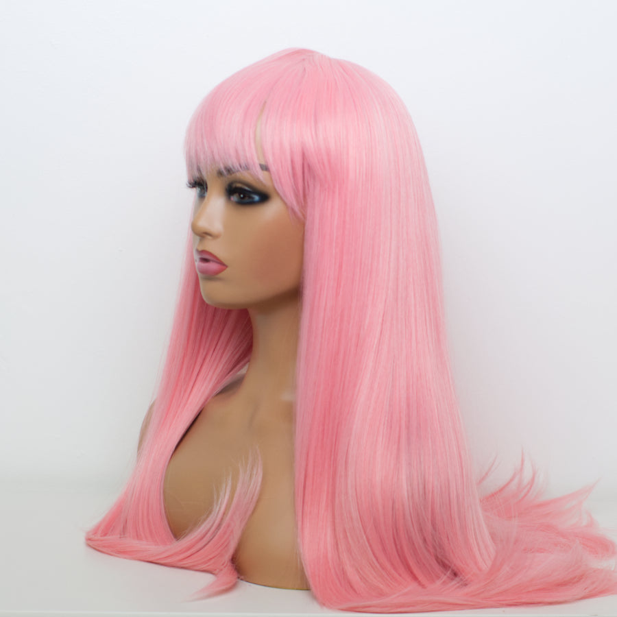 Bubblegum pink best sale wig