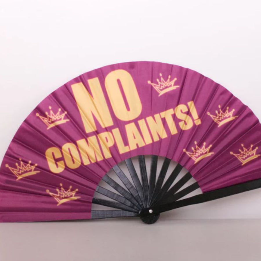Double sided luxury clacking fan