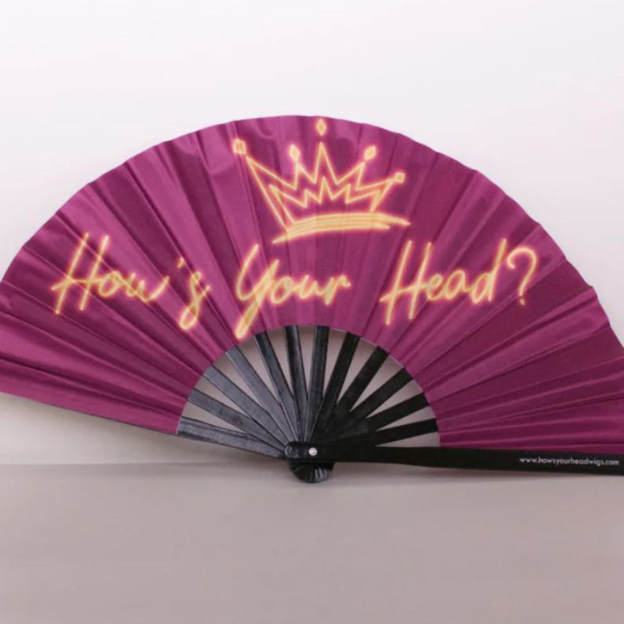 Double sided luxury clacking fan