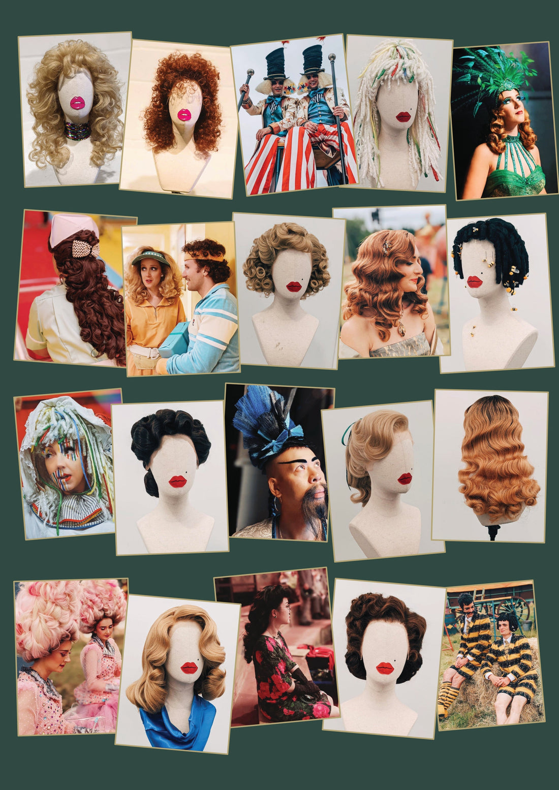Wigs used for Matilda the Musical movie 2022