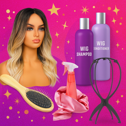 synthetic wig care products 