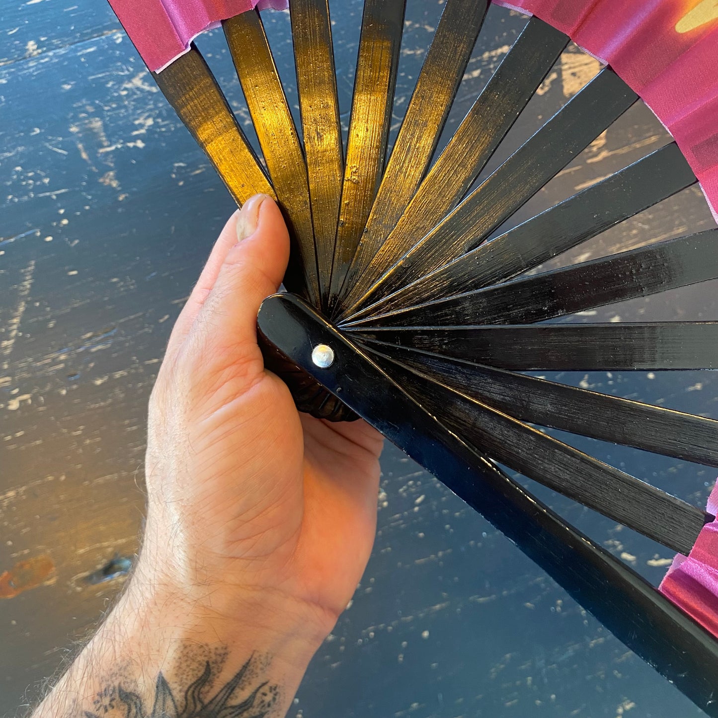 Luxury Double Sided HYH Clacking Fan