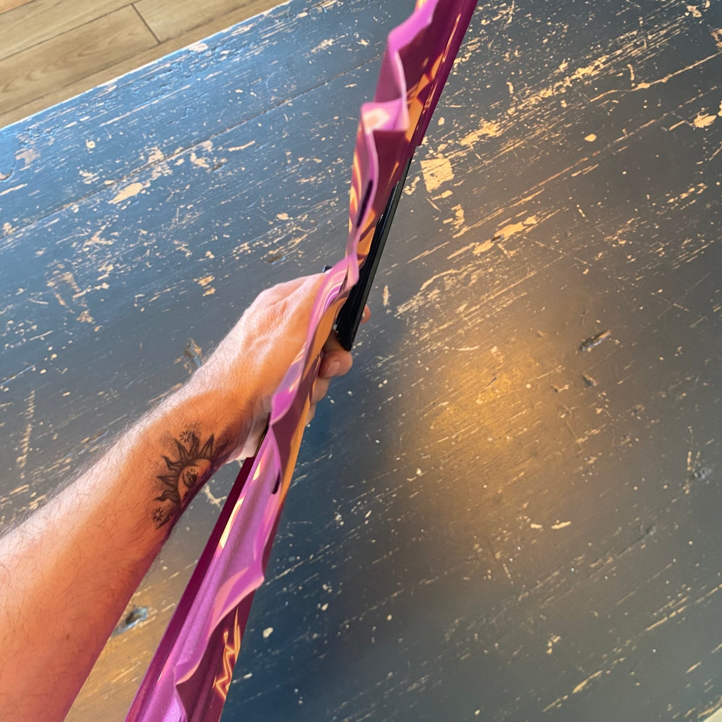 Luxury Double Sided HYH Clacking Fan