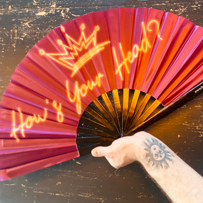 Luxury Double Sided HYH Clacking Fan