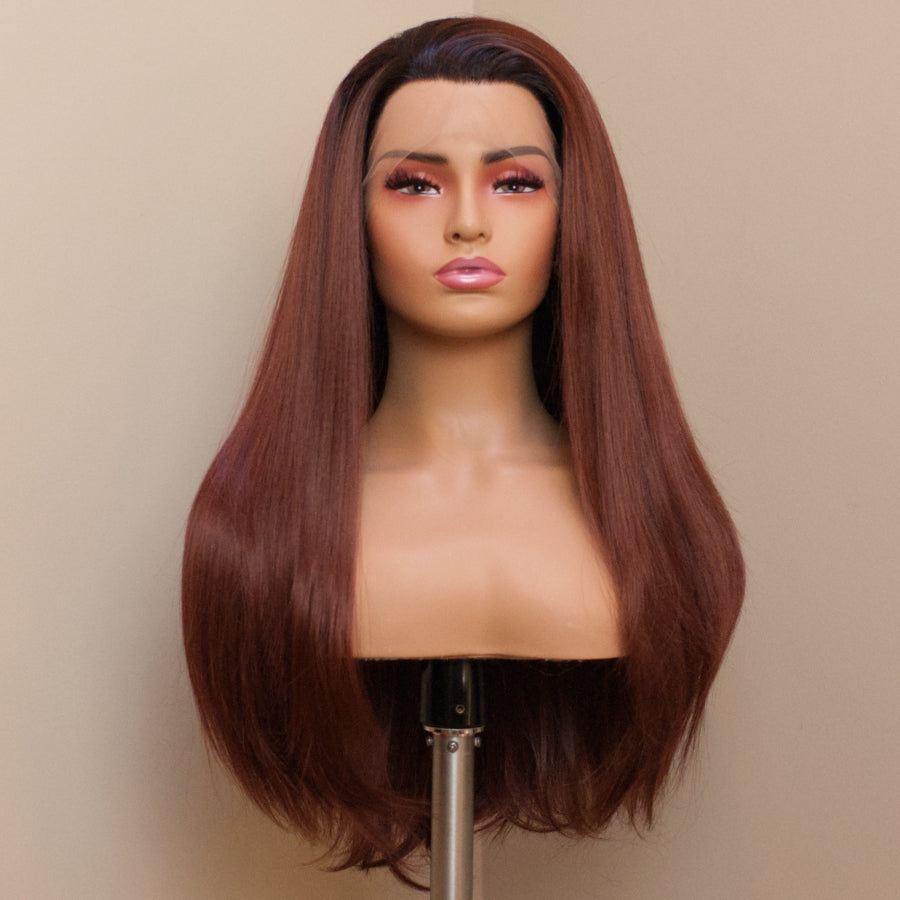 Miss Provocateur - Mahogany Auburn Couture (Rooted)