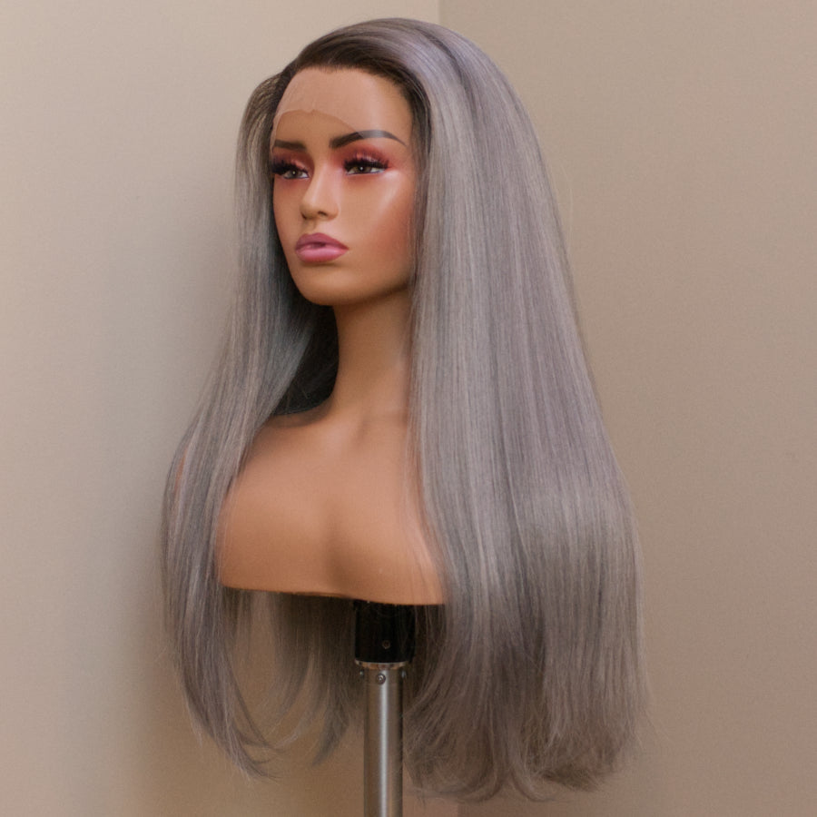 Miss Provocateur - Pewter Silver Couture (Rooted)