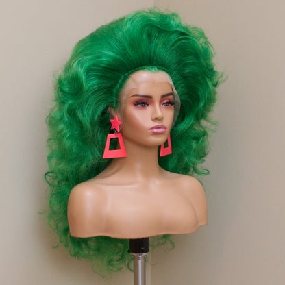 Vivid Parakeet Green Styled by Zak