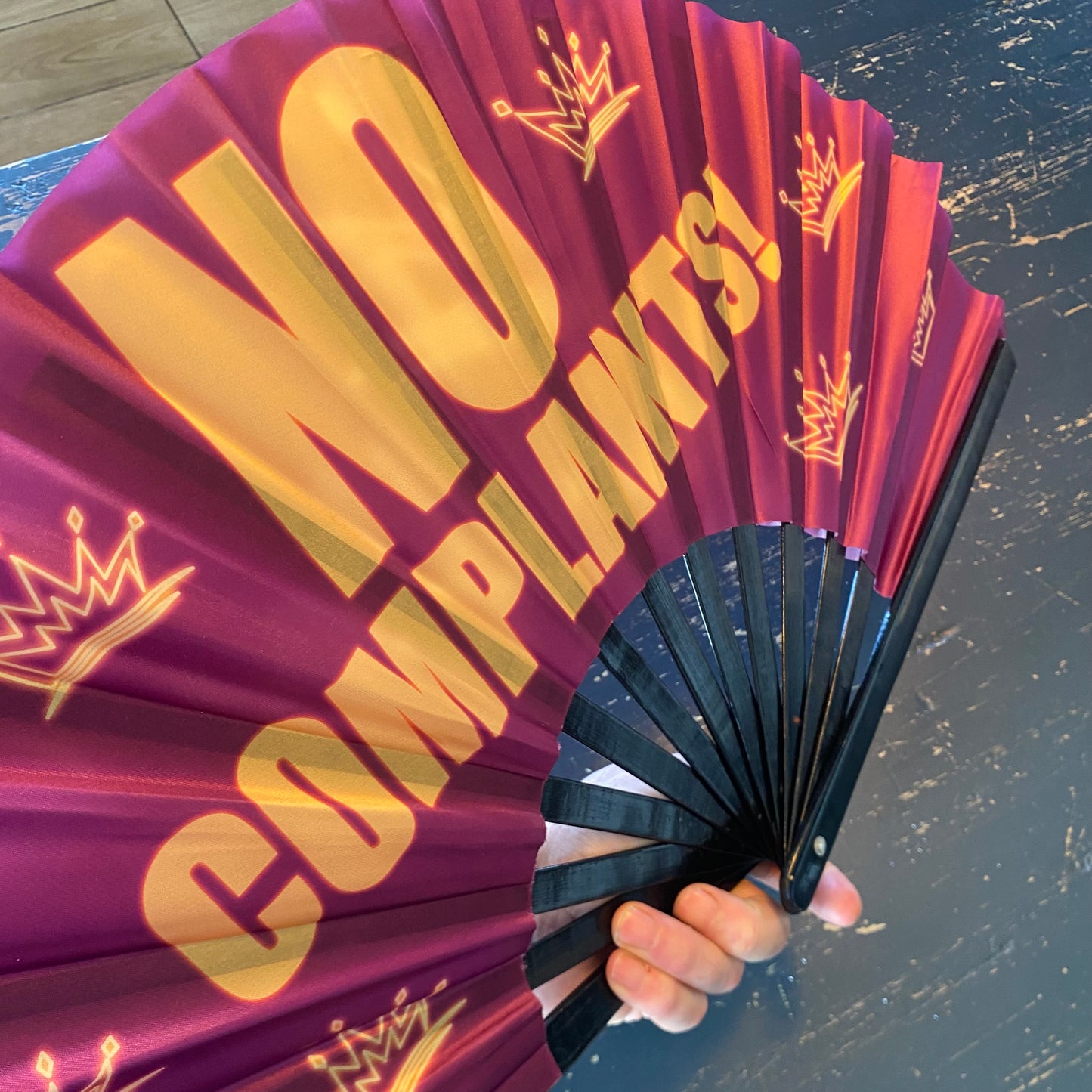 Luxury Double Sided HYH Clacking Fan