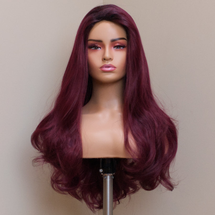 Glamour Kitten - Bordeaux Burgundy Couture (Rooted)