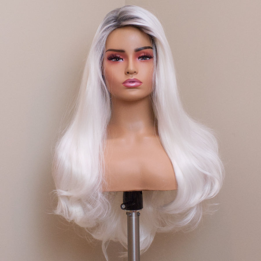 Glamour Kitten - Ivory White Couture (Rooted)