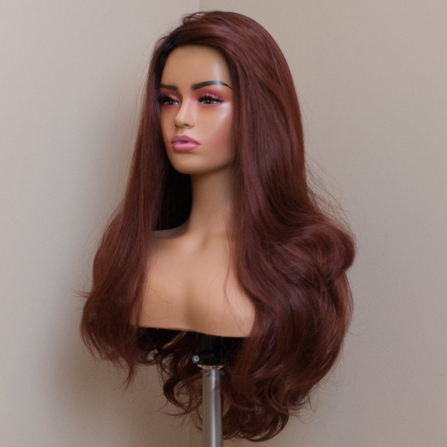 Glamour Kitten - Mahogany Auburn Couture (Rooted)