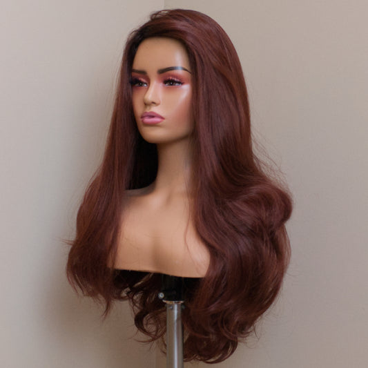 Glamour Kitten - Mahogany Auburn Couture (Rooted)