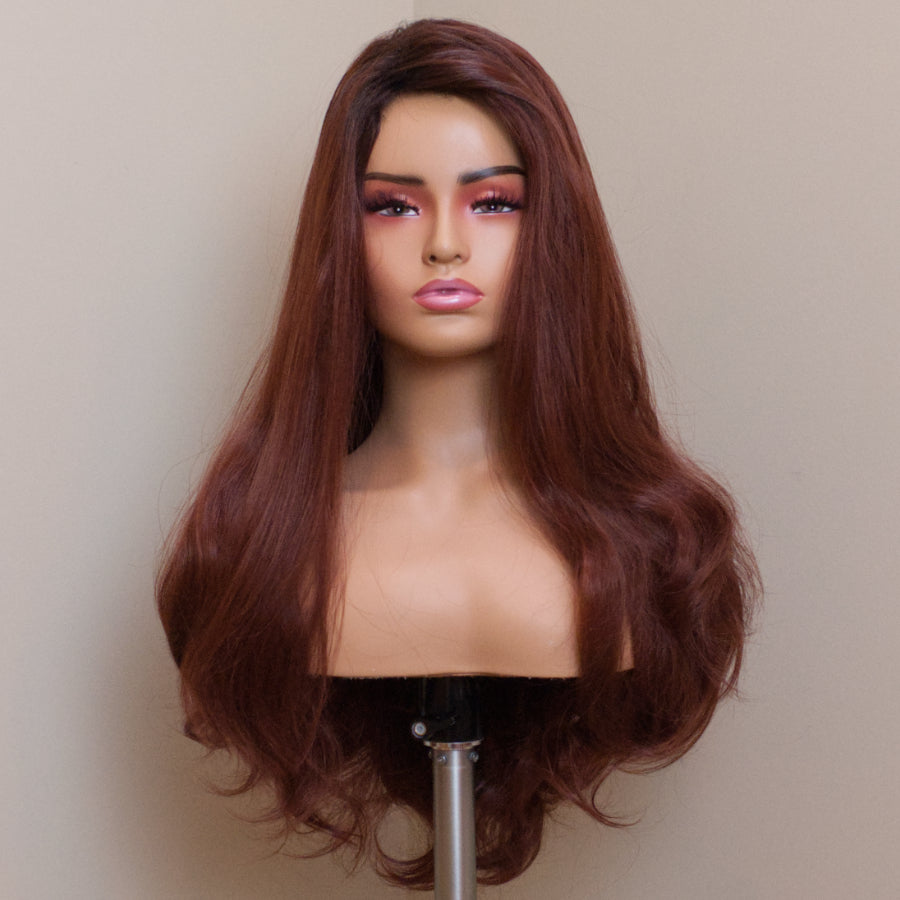 Glamour Kitten - Mahogany Auburn Couture (Rooted)