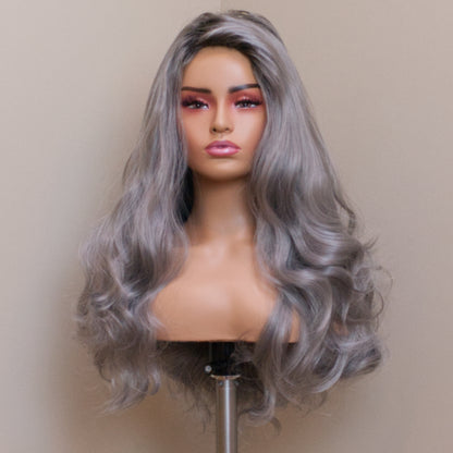 Glamour Kitten - Pewter Silver Couture (Rooted)