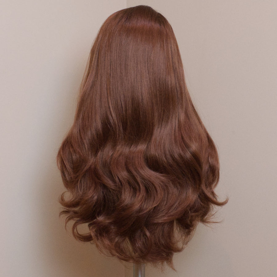 Stacking duo - Chestnut Brown Couture (Rooted)