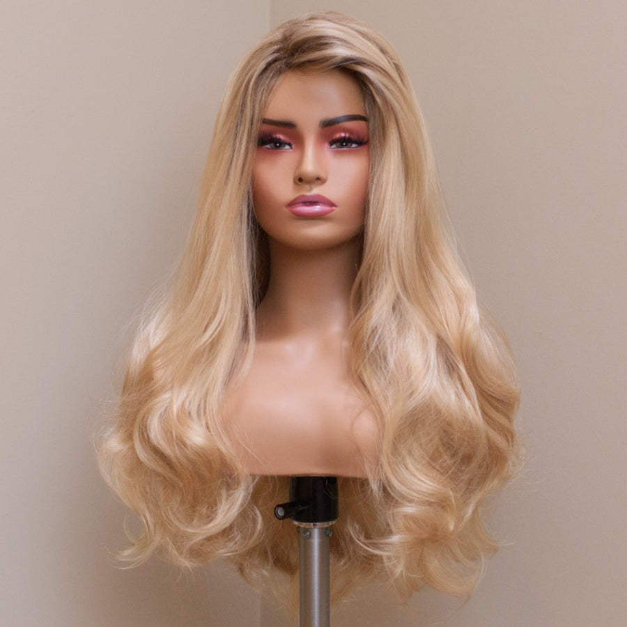 Glamour Kitten - Flaxen Blonde Couture (Rooted)