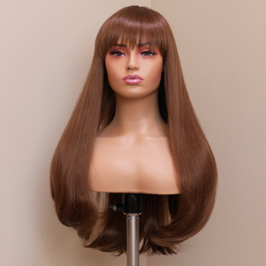 Madam Bang - Chestnut Brown Couture