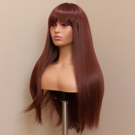 Madam Bang - Mahogany Auburn Couture