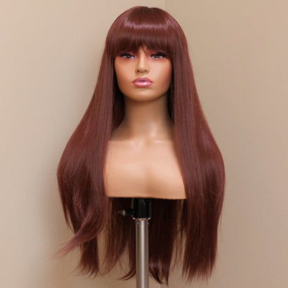 Madam Bang - Mahogany Auburn Couture