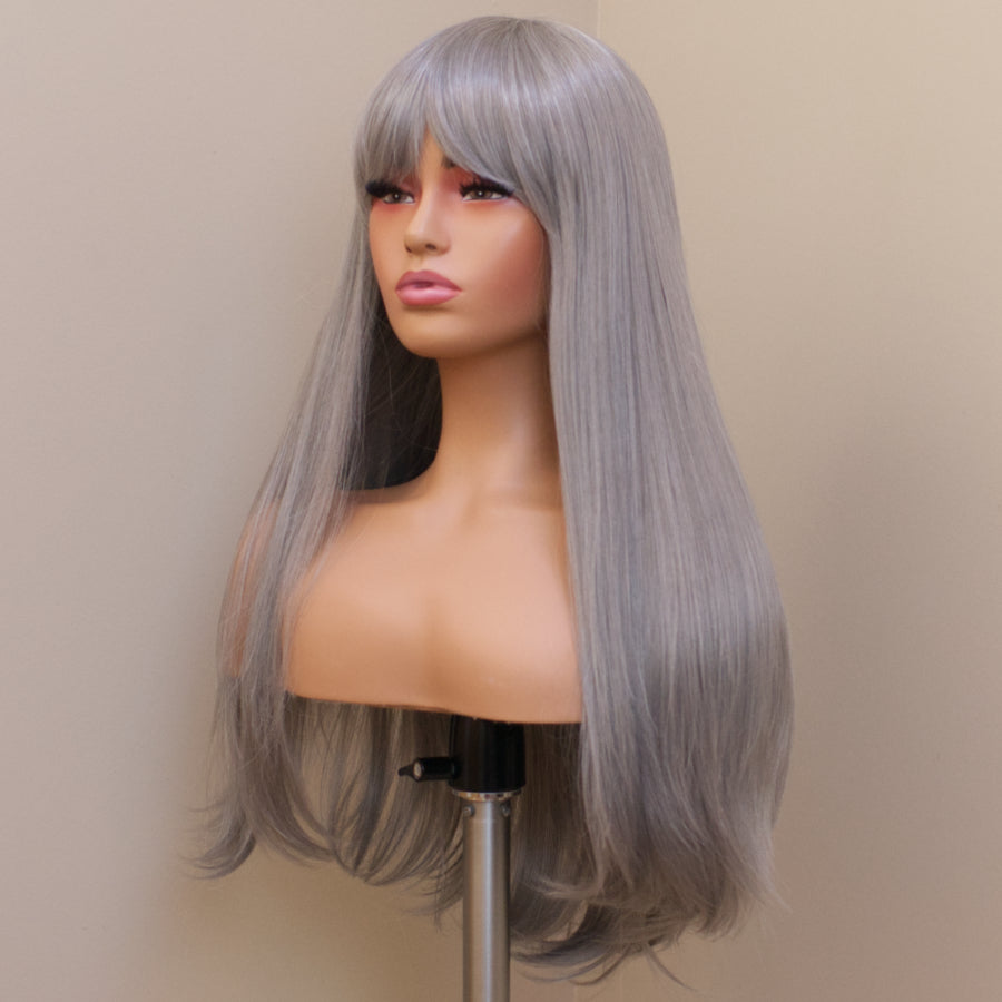Madam Bang - Pewter Silver Couture