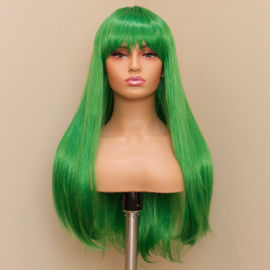 Madam Bang - Vivid Parakeet Green